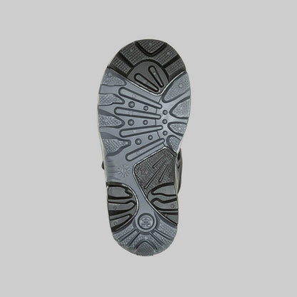Black-Charcoal : Waterbug 5 Kids Winter Boots - Outsole View