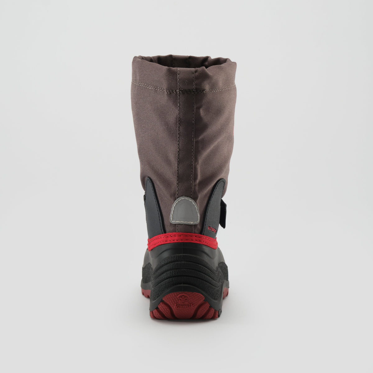Charcoal : Waterbug 5 Kids Winter Boots - Back View