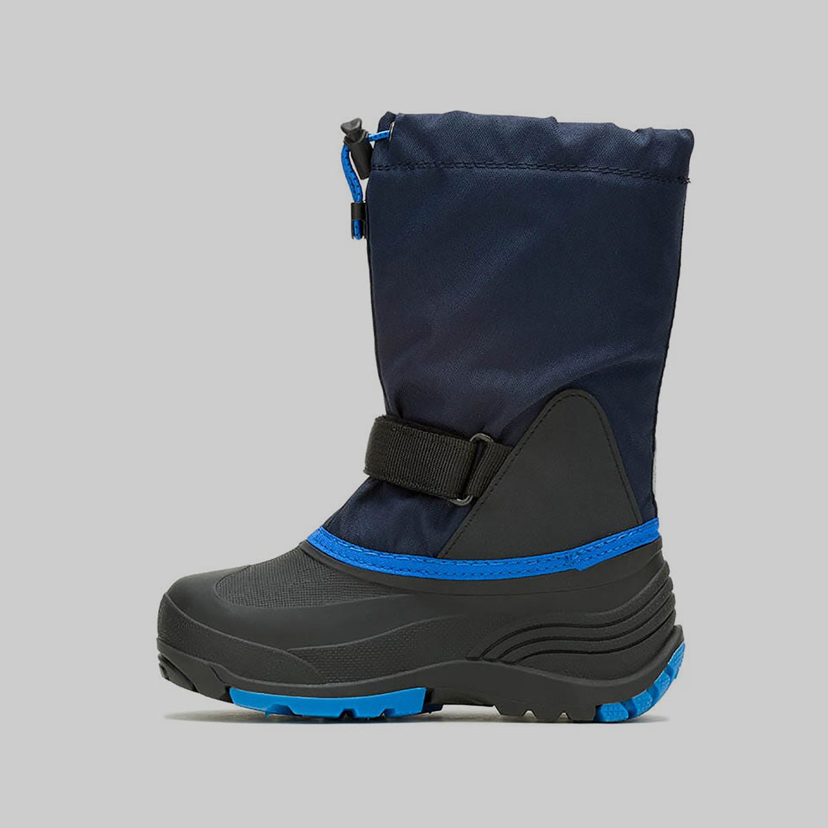 Navy Blue : Waterbug 5 Kids Winter Boots - Left Side View