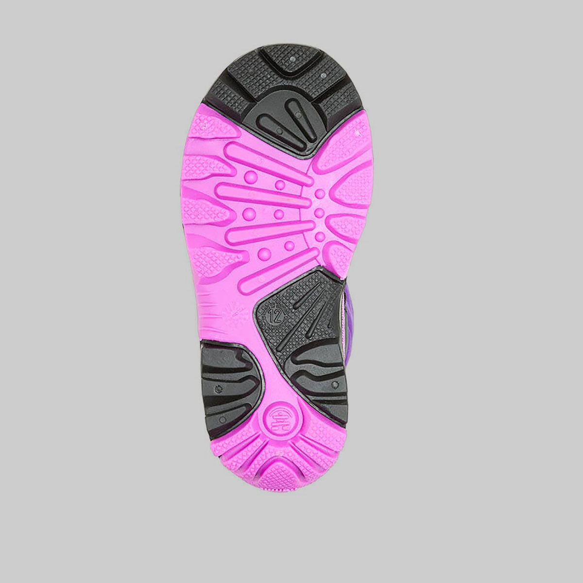 Purple : Waterbug 5 Kids Winter Boots - Outsole View