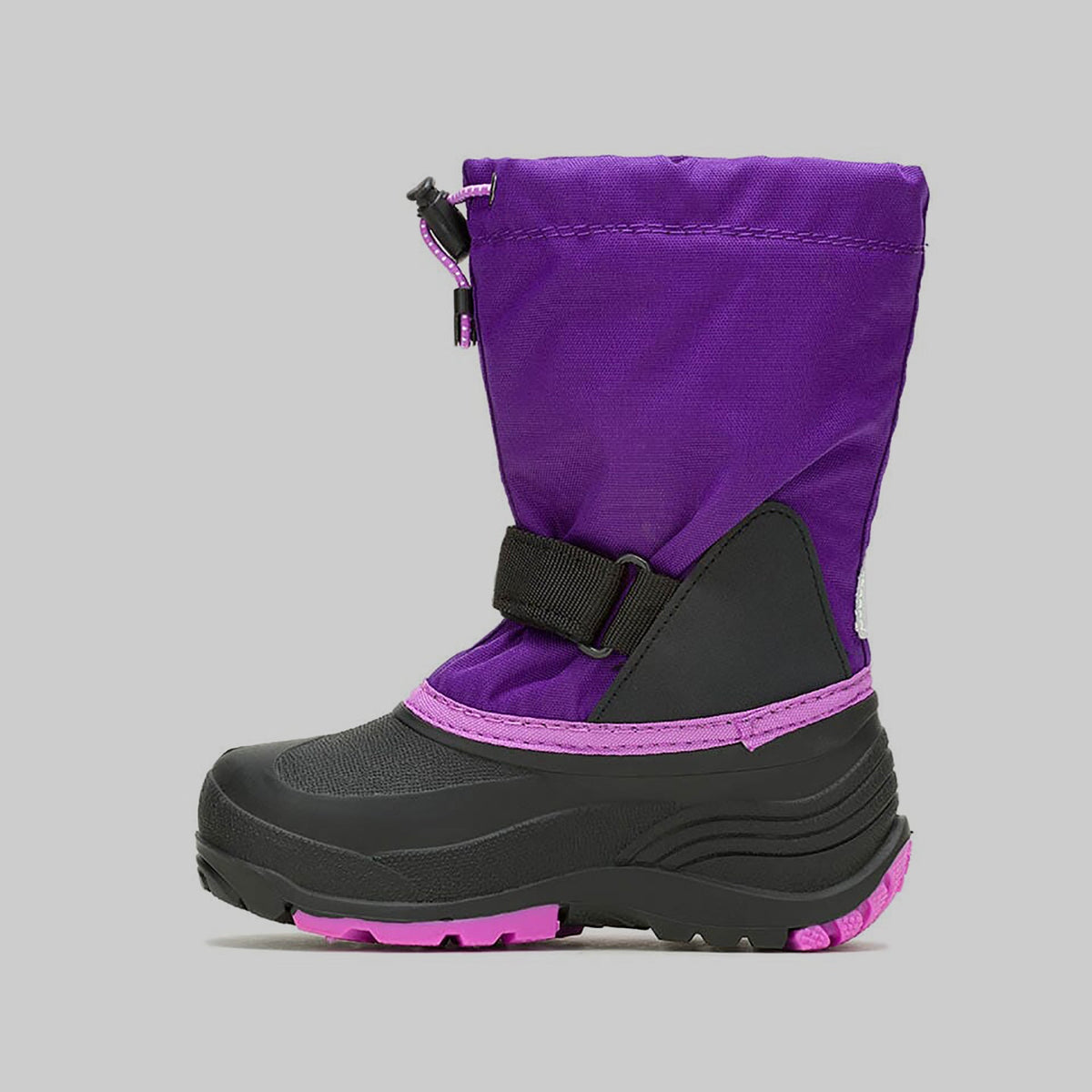 Purple : Waterbug 5 Kids Winter Boots - Left Side View