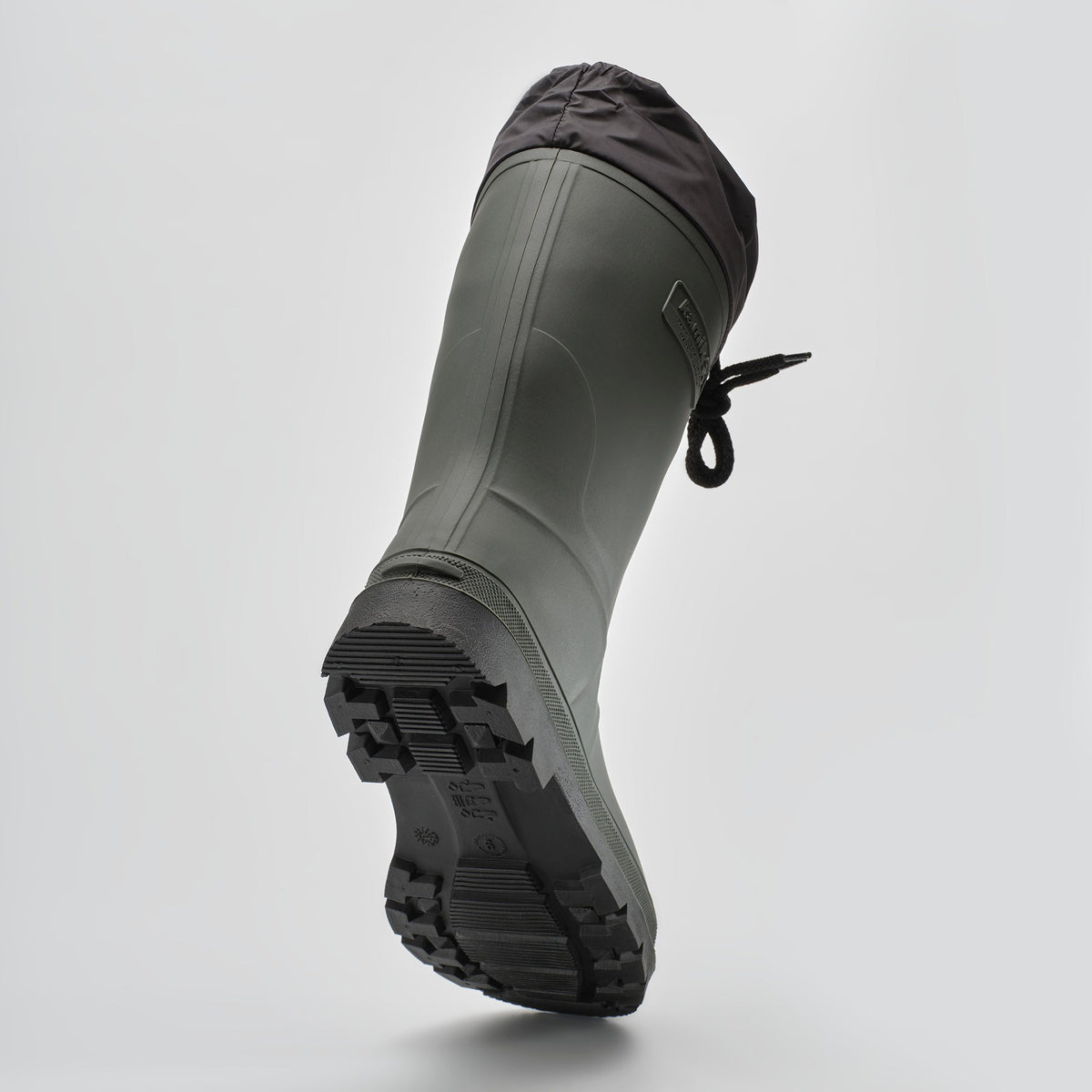 Khaki-Black : Work Horse Men's Work Boots - Outsole View