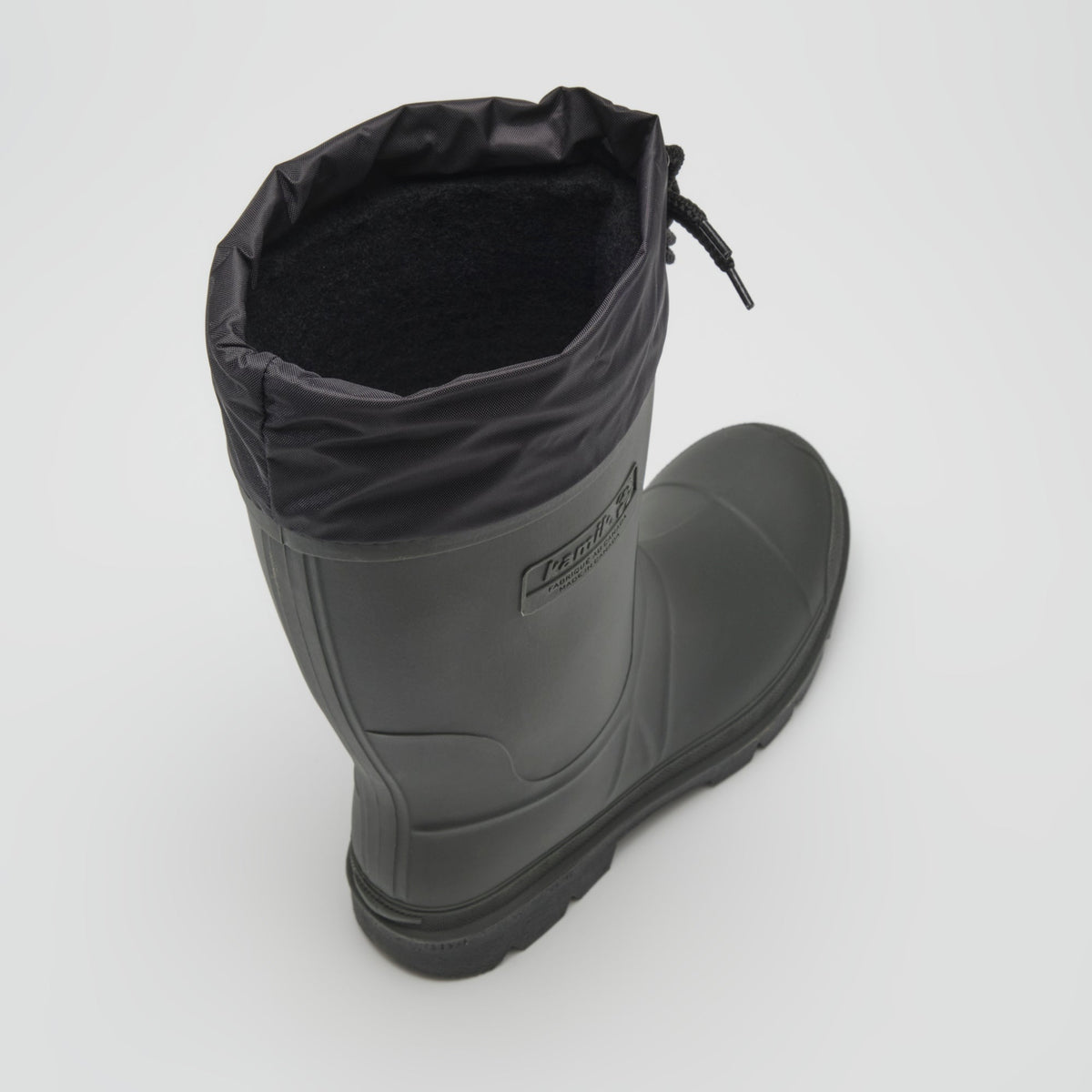 Khaki-Black : Work Horse Women's Work Boots - Right Top View